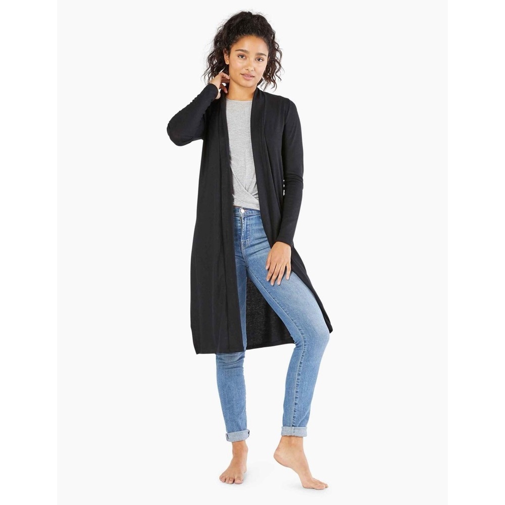 NWT Luxe Lounger High Slits Long Duster